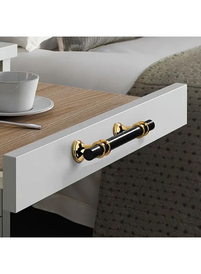 10Pcs Black Gold Stainless Steel Cabinet Handles 160mm Hole Spacing With Screws - Image 4